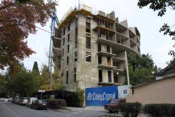 Hotel & apartments at Sokolova Str. in Sochi, Этап строительства, 24.11.2012