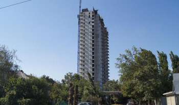 Residential building «House on Onezhskaya Street» in Krasnodar, Возведение 21-21 этажа, 03.09.2014