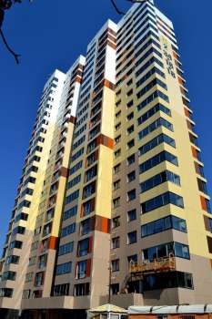 Residential building «House on Onezhskaya Street» in Krasnodar, Завершающий этап отделки фасадов, 30.09.2015