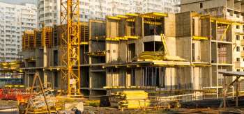 Housing estate «RAY» at Sonlechnaya Str. in Krasnodar, Начало работ по армированию плиты 3 этажа, 07.04.2015