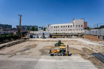 Housing estate «ZARYA» at Montazhnikov Str. in Krasnodar, Работы по возведению фундаментов-устройство промежуточной подушки, 15.07.2015