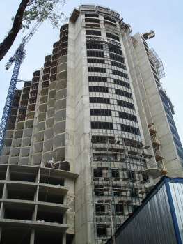 Elite residential building «ROYAL PARK» in Sochi, Этап строительства комплекса, 27.09.2008