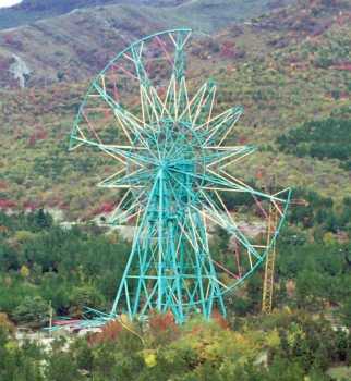 The Ferris wheel with a diameter of 75m in Gelendzhik